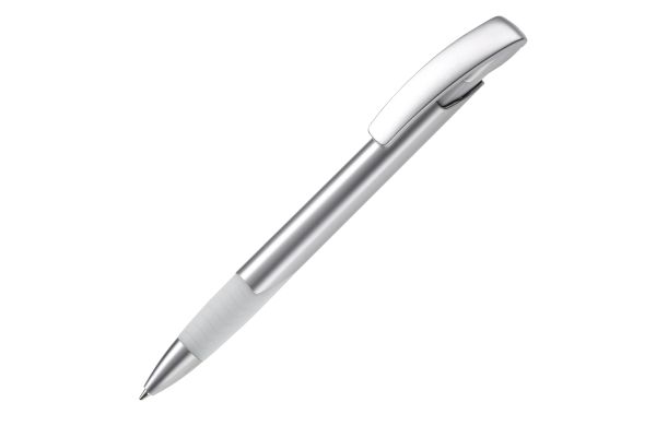 Kugelschreiber Zorro Silver, silber - weiss