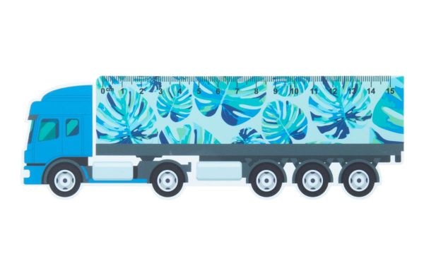 Lineal LKW, 15 cm Trucker 15, Weiss