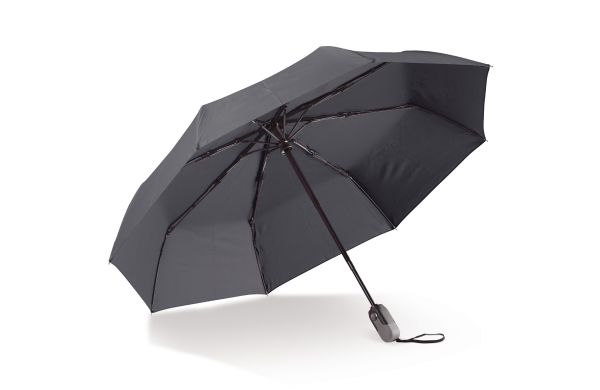 Luxus-Faltschirm 22” mit automatischer Öffnung und Schließung, schwarz