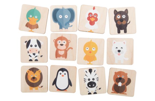 Memoryspiel, Tiere Immermor, Weiss