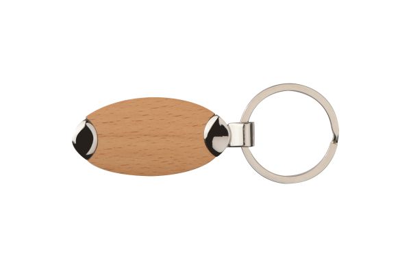 Metall-Holz-Schlüsselanhänger Baltrum