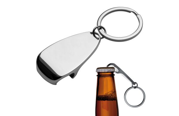 Metall Schlüsselanhänger mit Flaschenöffner