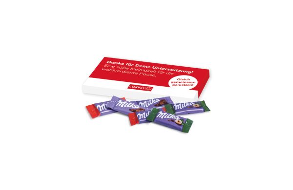 Milka Schokotäfelchen in Präsentbox Klimaneutral FSC