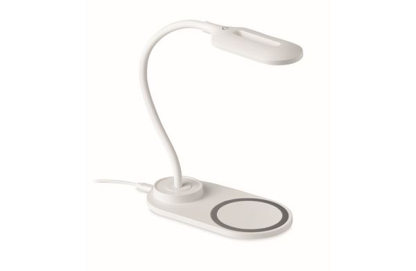 SATURN Tischleuchte und Ladegerät 10W - weiß
