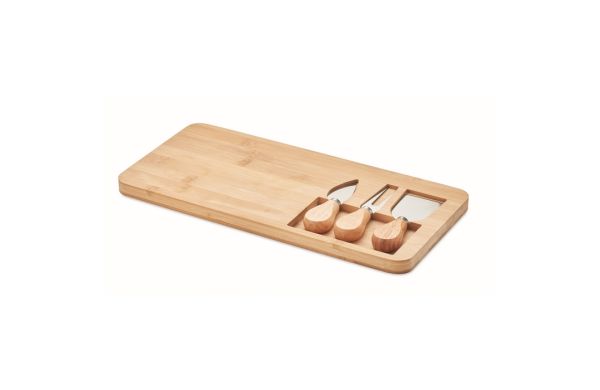 GLENAVY Käsebrett-Set - holzfarben