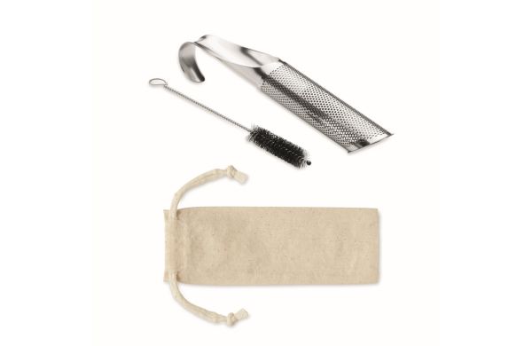 OOLONG Tee-Ei aus Edelstahl - silber matt