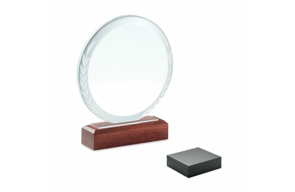 KEEN Runder Pokal Kristallglas - braun