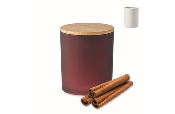 KEOPS LARGE Kerze im Glas 280 g - burgund