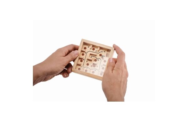 ZUKY Holz Labyrinth - holzfarben