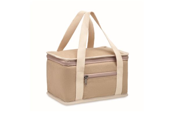 KECIL Kühltasche Canvas für Dosen - beige