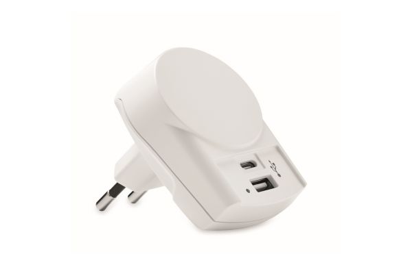 EURO USB CHARGER A/C Skross Euro USB-Ladegerät (AC - weiß