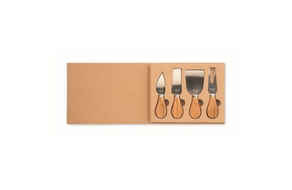 QUATTRO Käsewerkzeug-Set - holzfarben