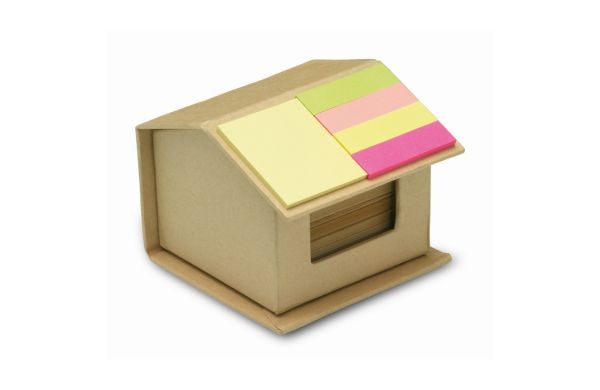 RECYCLOPAD Notizzettelbox - beige