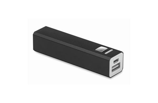 POWERALU Aluminium Powerbank - schwarz