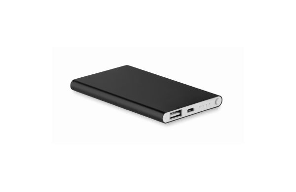 POWERFLAT Powerbank 4000 mAh - schwarz