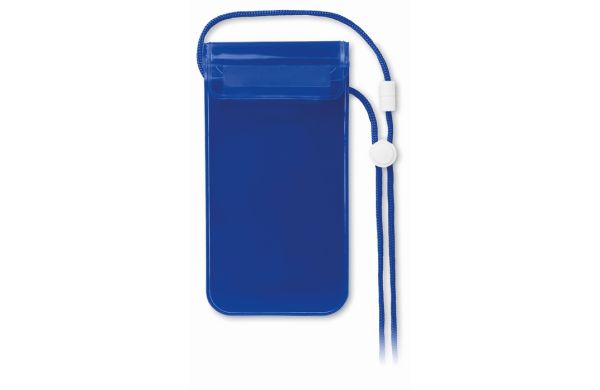 COLOURPOUCH Wasserfeste Smartphone Hülle - transparent blau