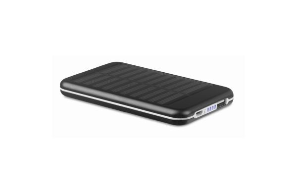 SOLARFLAT Solar Powerbank 4000 mAh - schwarz