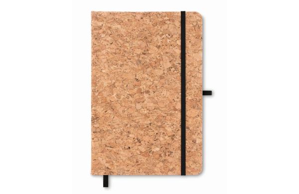 SUBER DIN A5 Notizbuch mit Kork - schwarz