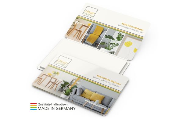 Multi-Card Haftnotiz green & blue