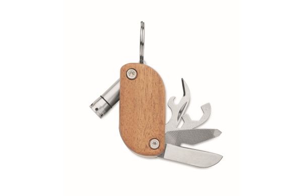 Multi-Tool-Taschenmesser - holzfarben