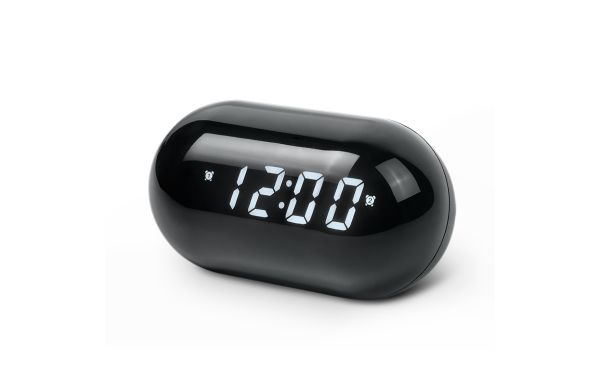 Muse Dual Alarm Clockradio, schwarz
