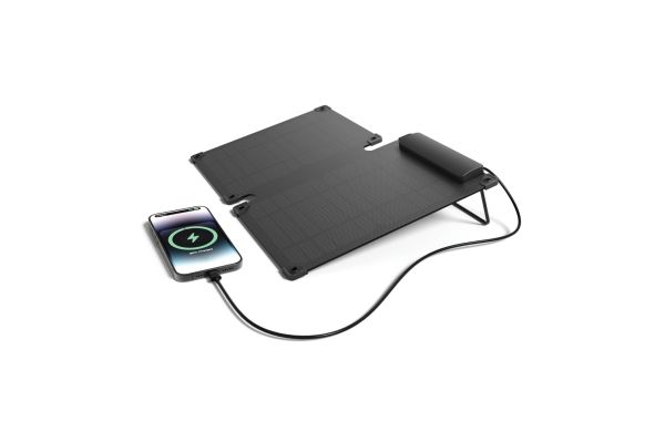 Solarpulse 10W tragbares Solarmodul aus RCS rPlastik/schwarz