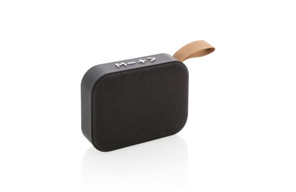 Lautsprecher mit Stoffbezug/schwarz