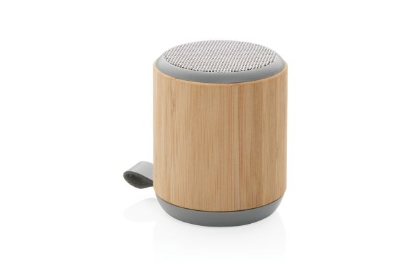 Bambus und Stoff 3W Wireless Speaker/braun