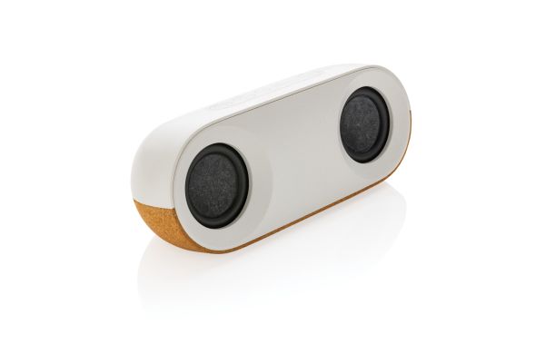 Oregon 10W Lautsprecher aus RCS recyc. Kunststoff und Kork/braun