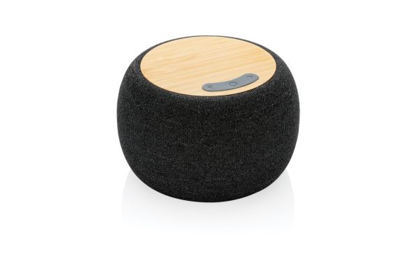 5W Lautsprecher aus RCS rPlastik/PET & Bambus/anthrazit