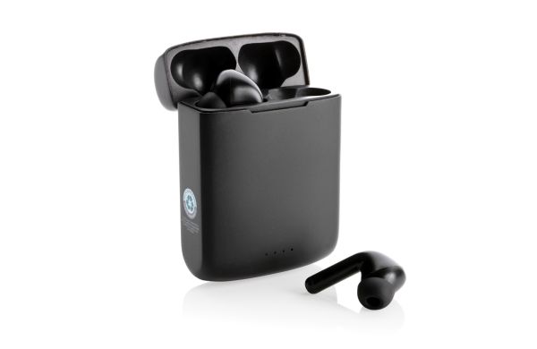 Skywave Solar-Kopfhörer aus RCS recyceltem Kunststoff/schwarz