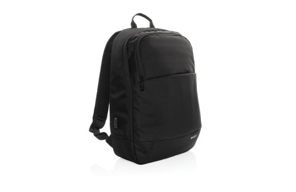 Swiss Peak AWARE™ moderner 15,6" Laptop-Rucksack/schwarz