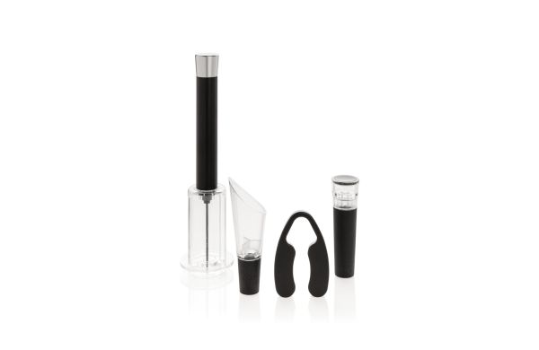 Vino Connoisseur 4-tlg. Set/silber