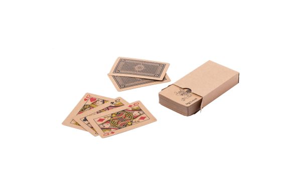 Pacca Spielkarten aus Recyclingpapier, natur