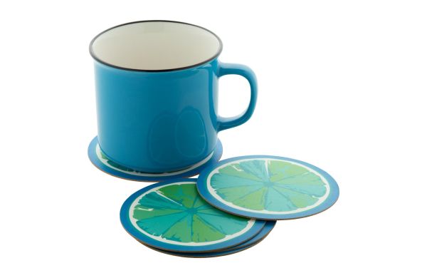 Papieruntersetzer, rund CreaPint, Weiss