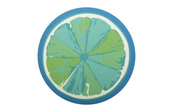 Papieruntersetzer, rund CreaPint, weiss