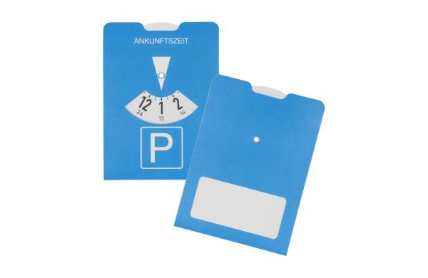 Papp-Parkscheibe "Board", blau