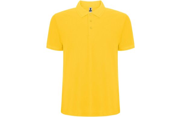 Pegaso Premium Poloshirt für Herren, mittelgelb, S