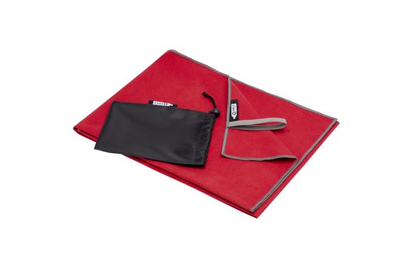 Pieter ultraleichtes und schnell trocknendes GRS Handtuch 50 × 100 cm, mittelrot