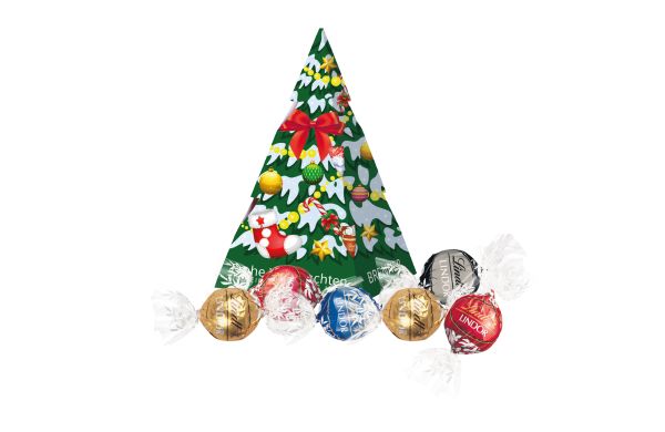 Präsent „Weihnachtsbaum“ mit Lindor Pralines