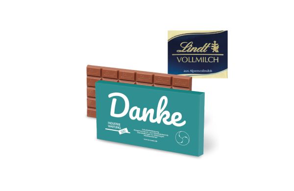 Premium Schokolade von Lindt 100 g Klimaneutral FSC