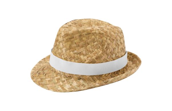 Pricus Strohhut, weiss/natur