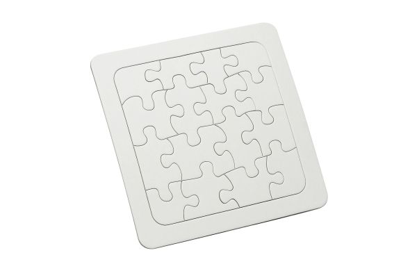 Puzzle Quadrat_ weiss
