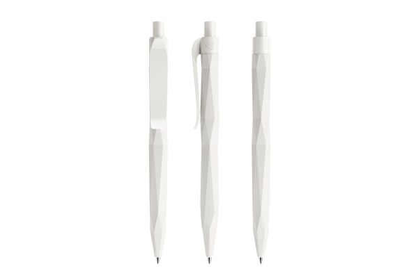 prodir QS20 PMP Push Kugelschreiber Weiß, blaue Mine