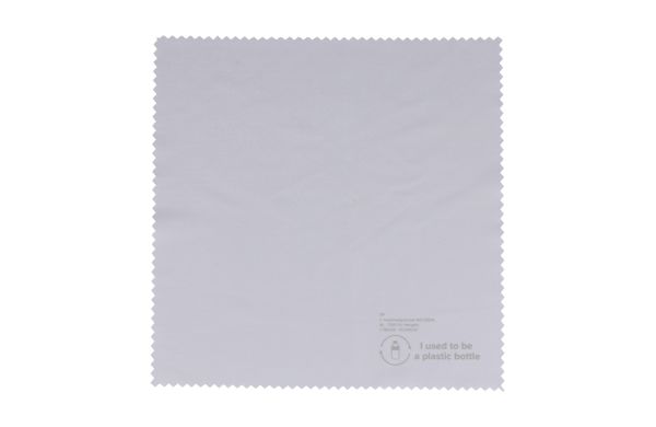 R-PET Sublimation Mikrofasertuch 15 x 15cm, weiss