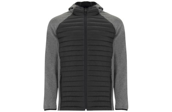 Minsk Hybrid Thermojacke Unisex - Black / Heather black - S