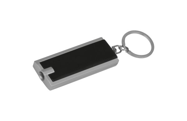 Rechteckiger Schlüsselanhänger mit LED Lämpchen