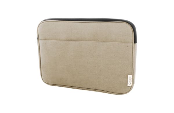 Recycelten Canvas Laptoptasche Rebyss Comp, beige