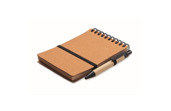 NOTIE Recyceltes Notizbuch-Set, braun