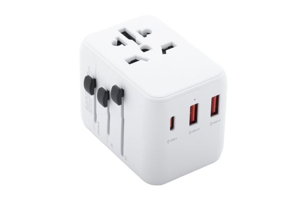 Reiseadapter Jetsetter Plus, weiss